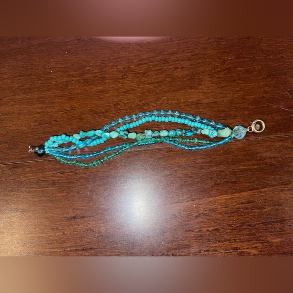 American Eagle Outfitters Jewelry - vintage american eagle Turquoise Multi-Strand Beaded bracelet